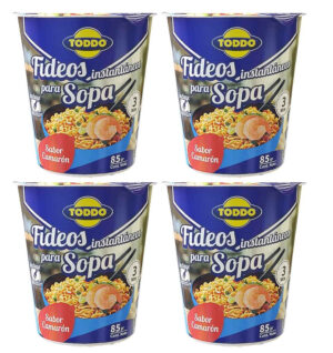 Sopa Instantánea Todo Sabor camarón 85g Pack 4