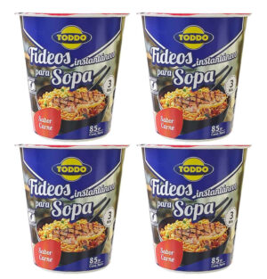 Sopa Instantánea Todo Sabor Carne 85g Pack 4